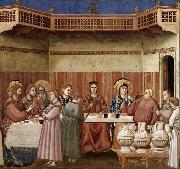 Marriage at Cana GIOTTO di Bondone